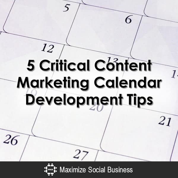5 Ways to Develop your Content Marketing Calendar